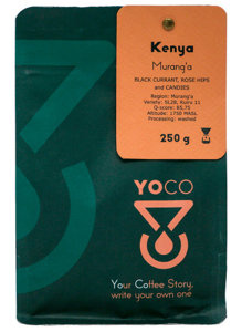 Kawa ziarnista YoCo Coffee Kenya Murang`a FILTR 250g - NIEDOSTĘPNY